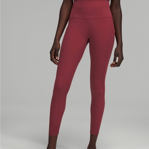 Lululemon Align HR 25” pants with pockets size 4 Mulled Wine - Picture 2 of 9